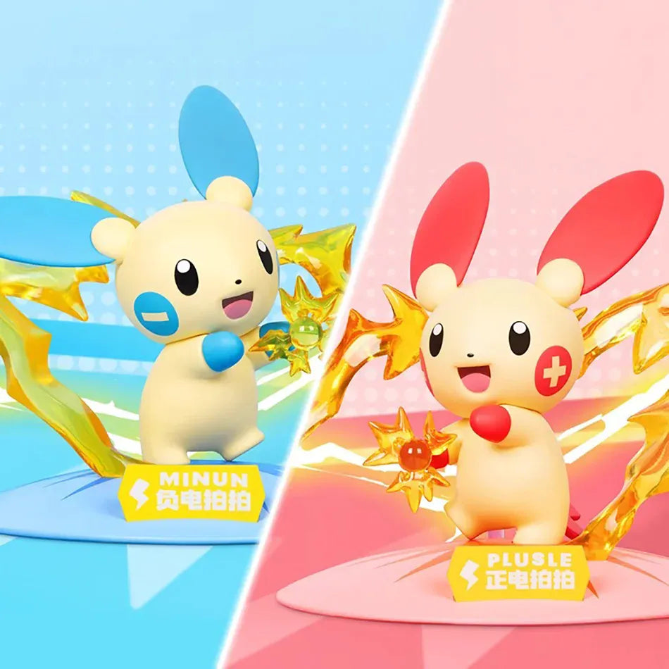 12 Pok é mon Action Dolls Pikachu Blind Box Anime Models Desktop Decorations Pok é mon Toys Children's Birthday Gifts