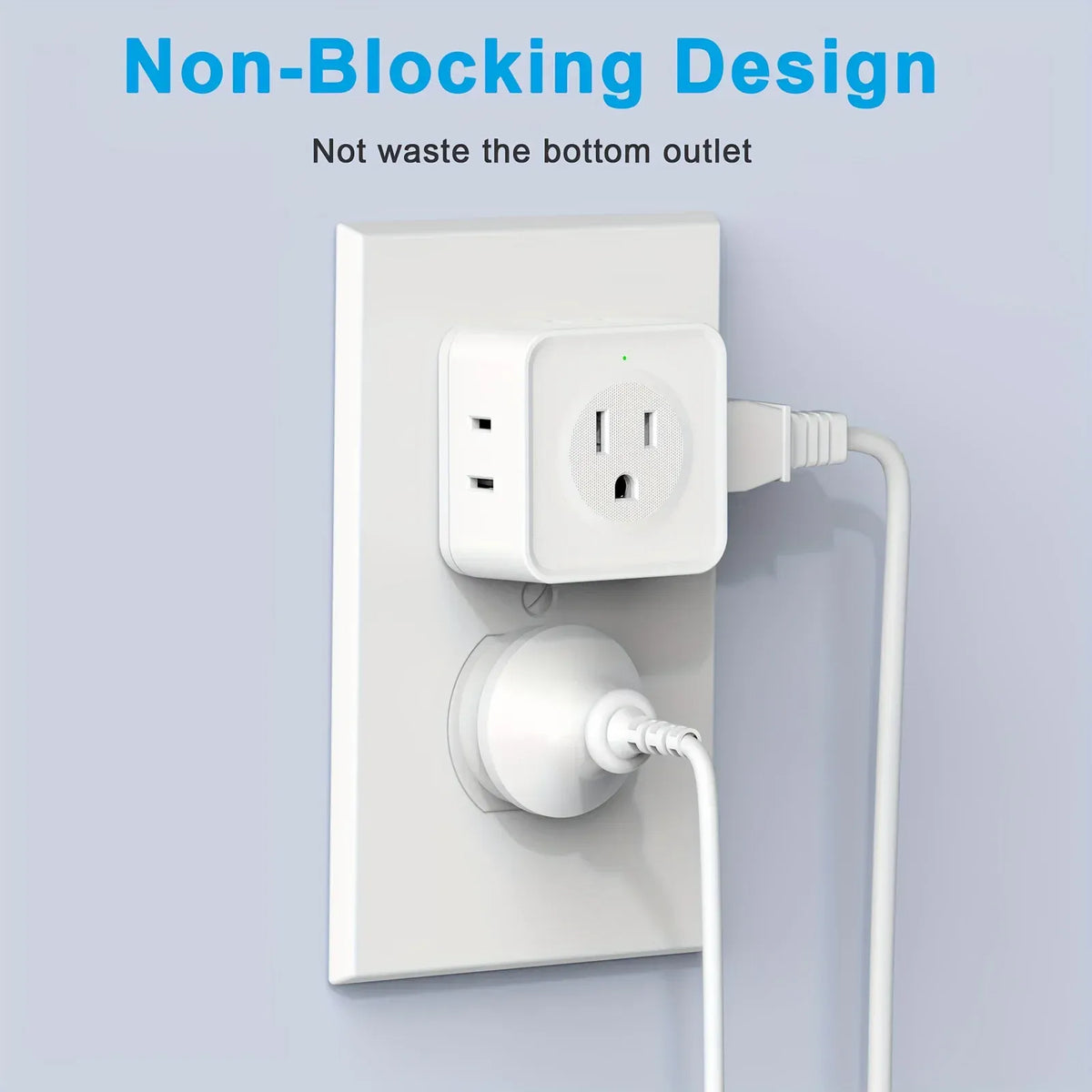 5 Way Multi Plug Outlet Extender, Wall Outlet Expander – Charm Curve ...
