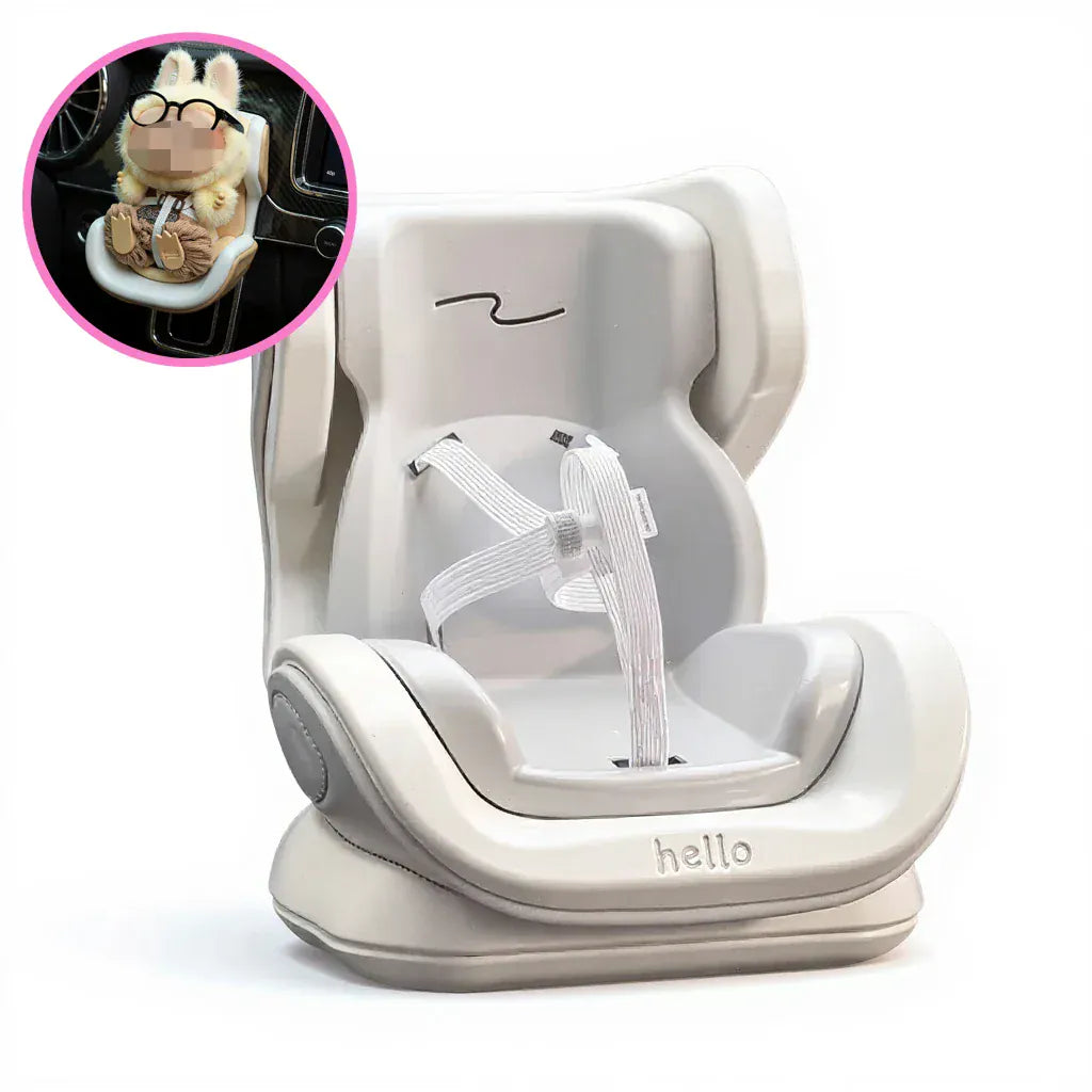 Labubu Car Seat Second Generation Sitting Party Safety Seat Air Outlet Accessories Car dollar storage Gift for Labubu Fan
