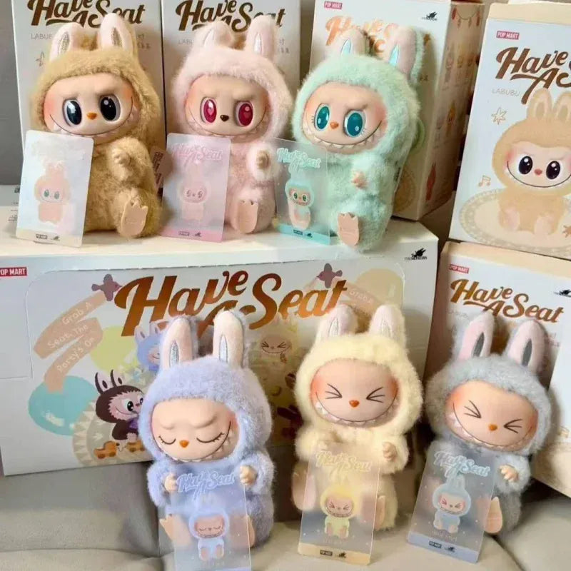 Labubu dolls  Original The Monsters Have a Seat Series | Blind Box, Vinyl Plush Adult Kids Toys Ornament Gift