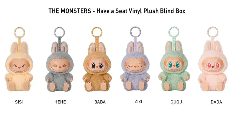 Labubu dolls  Original The Monsters Have a Seat Series | Blind Box, Vinyl Plush Adult Kids Toys Ornament Gift