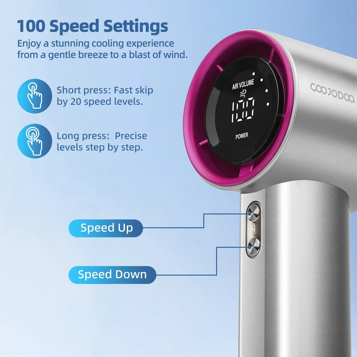 Mini Fan Rechargeable Electric Fan Digital Display – Charm Curve Boutique